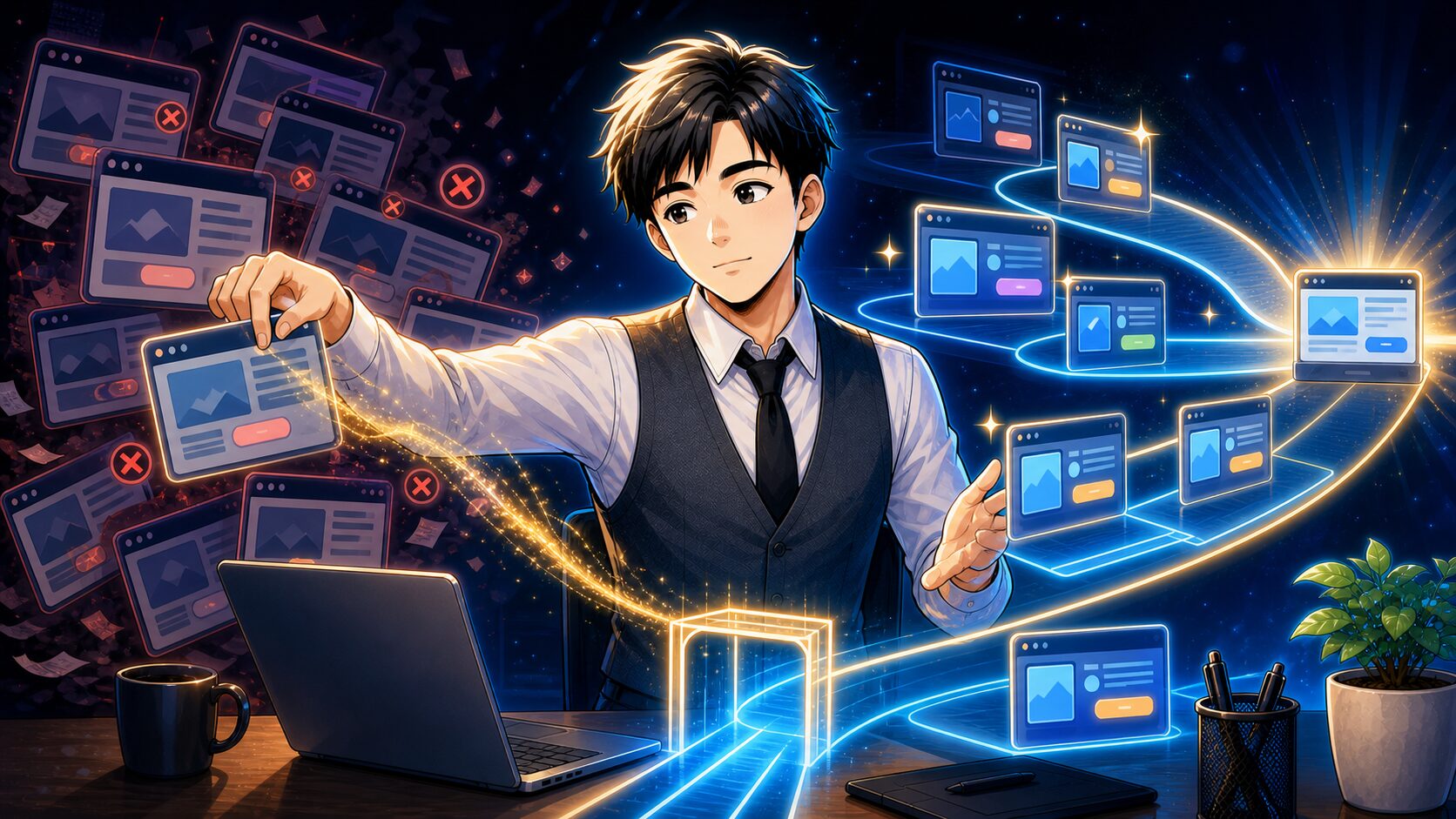 SEOアダルトアフィリエイトの複数サイト管理方法｜4つの役割で整理