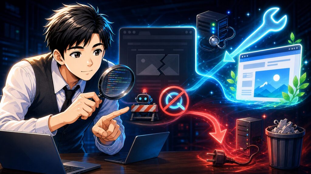 SEOアダルトアフィリエイトサイトの継続・削除を判断する7つのポイント
