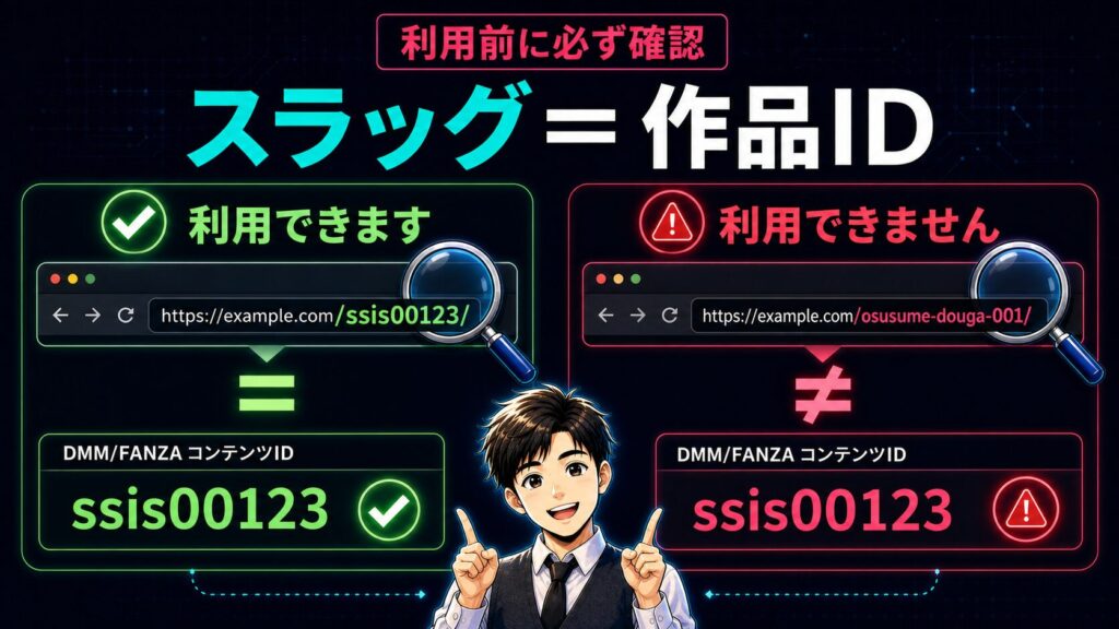 利用できるサイトの条件