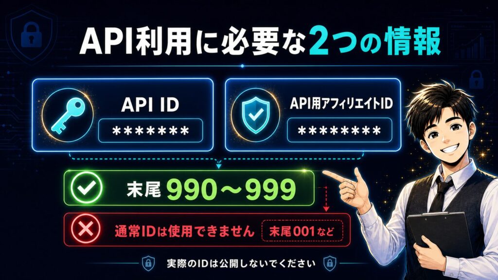 DMMのAPI IDを準備する